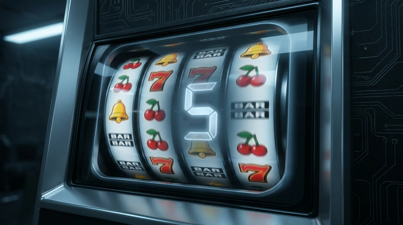 Spielautomat mit erzwungener Wartezeit — Illustration der deutschen Spin-Intervall-Pflicht
