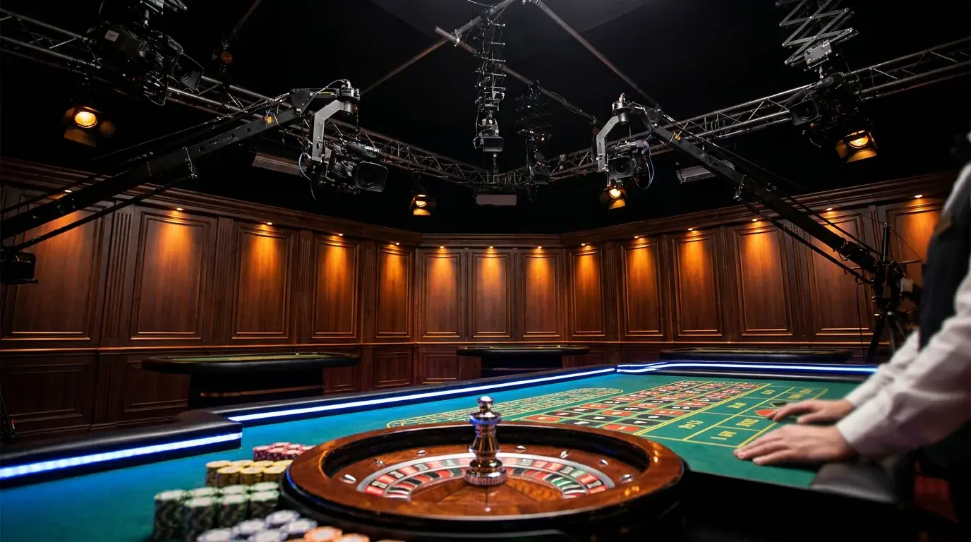 Live-Casino-Tisch mit deutschsprachigem Croupier — verfügbar bei Curaçao-Casinos, nicht bei GGL-Anbietern